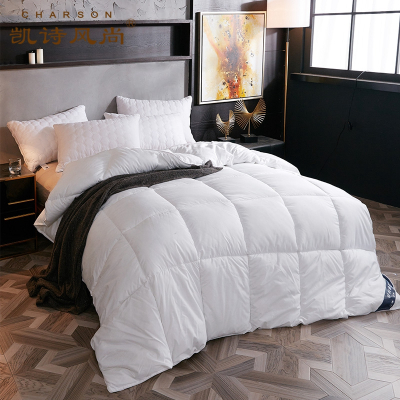凯诗风尚(CHARSON)冬被苏宁自营羽丝绒秋冬加厚保暖柔软被褥单人学生宿舍1.5m被芯加厚被子双人1.8米床