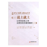 音像说上就上:公司创业板上市法律实务和案例解析毛伟[等]主编