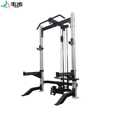 韦步YYH3004史密斯机综合训练器械龙门架高低拉训练器深蹲卧推架健身器材