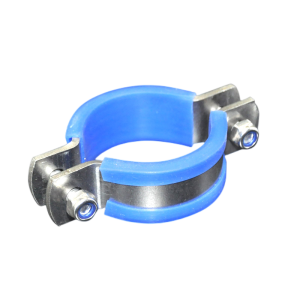 迅众 不锈钢加厚抱箍51mm电线杆卡箍无柄管支架 管夹收紧管卡水管固定器[2个装]