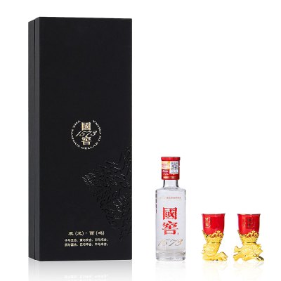 泸州老窖 国窖1573 52度50ml*1盒 酒杯礼盒装 浓香型白酒