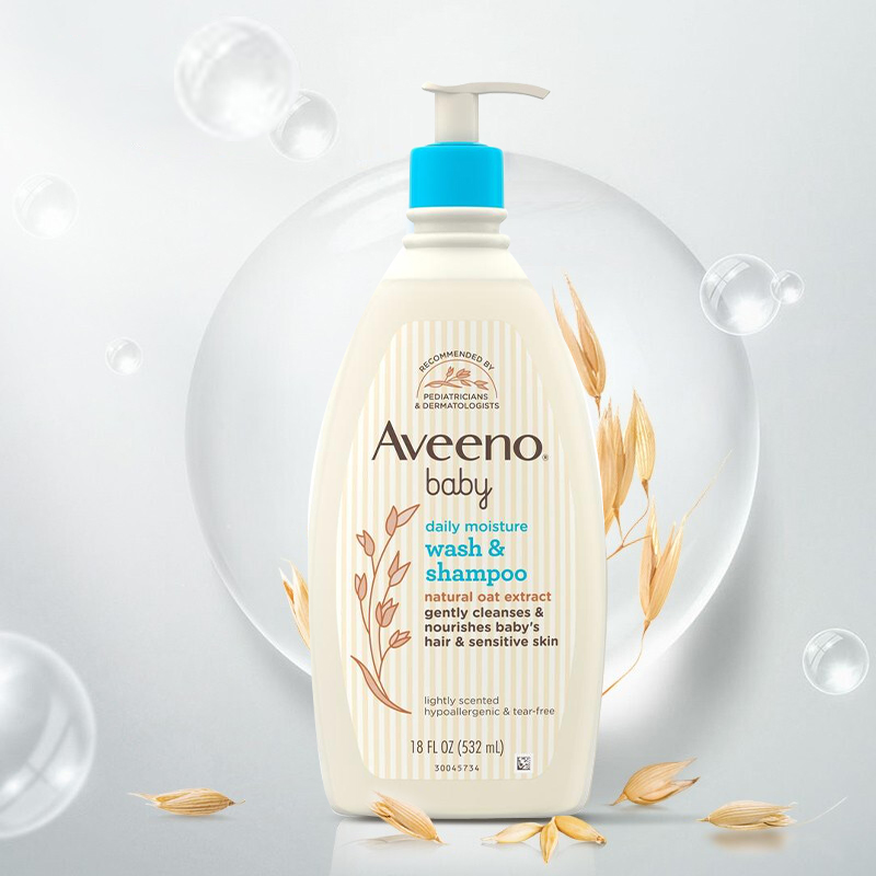 美国艾惟诺/艾维诺aveeno宝宝婴儿童新生儿可用滋润保湿婴童洗沐洗发