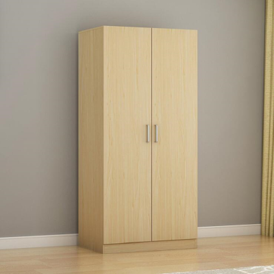 心业二门免漆板式衣柜XY-MYG2储物柜 此产品单件不出售批量请联系客服(仅在线下销售,仅供安徽政府部门批量采购)