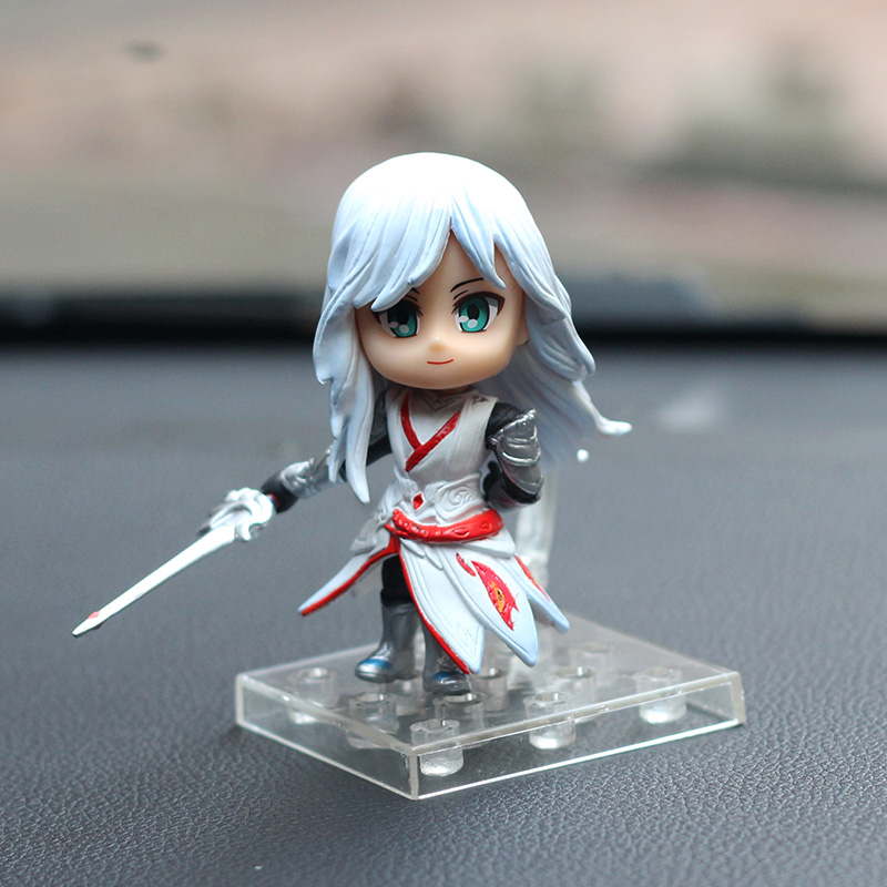 模型送礼摆件妲己新款公仔q版荣耀人物游戏孙膑车载王者 李白-凤求凰