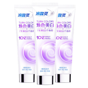 冷酸灵色修焕色美白舒敏牙膏120g*3 防牙渍抗敏感 清新口气[重磅新品]