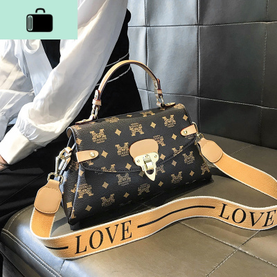 高级感包包女包新款2020春夏时尚手提包百搭斜跨洋气大容量大包潮NEW LAKE 杏色