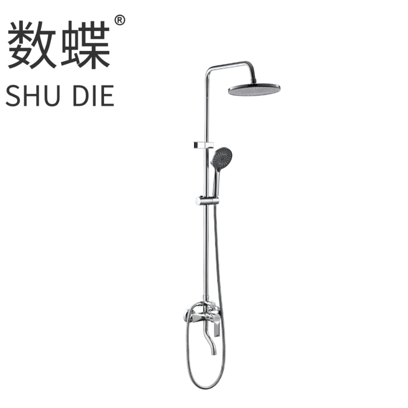 数蝶淋浴花洒高标金砖三档SD-7005个