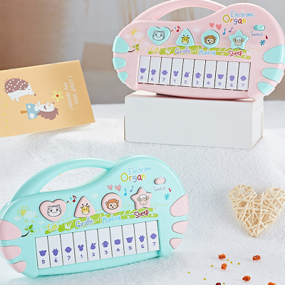 儿童炎电子琴启蒙玩具宝宝早教音乐小钢琴小男女孩玩具琴1-3岁0贝贝琴·粉色(电池版)