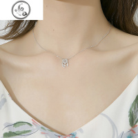 银饰新款捕梦网项链女纯银锁骨链女简约网红学生闺蜜项链颈链 JiMi