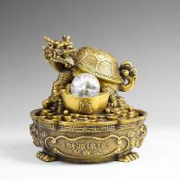 家柏饰(CORATED)轮 金蟾轮流水喷泉摆件办公桌