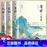 唐诗宋词元曲 [正版]全3册 唐诗三百首+宋词三百首+元曲三百首 一二年级课外阅读书籍儿童故事书