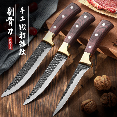 内蒙古小刀家用刀子水果刀锋利高硬度尖刀分割刀宰羊套装P8169
