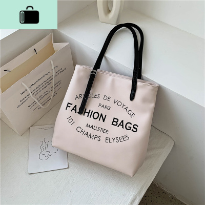 夏季大包包2020新款潮韩版时尚简约百搭大容量单肩包女手提托特包NEW LAKE女士单肩包