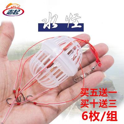 水怪钓鲢鳙钩套装钓组鱼钩爆炸钩钓笼饵笼钓鱼用品大套同款