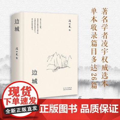 边城 沈从文 经典中短篇小说集 2023版精装 外封黄永玉画作中小学生课外阅读名家名著语文写作完整精选作品集 新经典