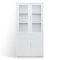 花城办公 玻璃文件柜薄款 30个起订(仅限烟台五区区内配送)