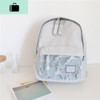 北欧风童趣书包女韩版校园ins风日系可爱少女高中学生仙鹤双肩包NEW LAKE