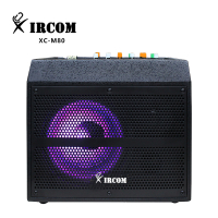 XIRCOM 捷讯XC-M80混响遥控含话筒分频式移动音箱 黑(台)