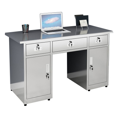 班龙办公桌1.4m三斗二门张