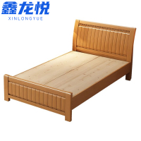 鑫龙悦实木床1米张