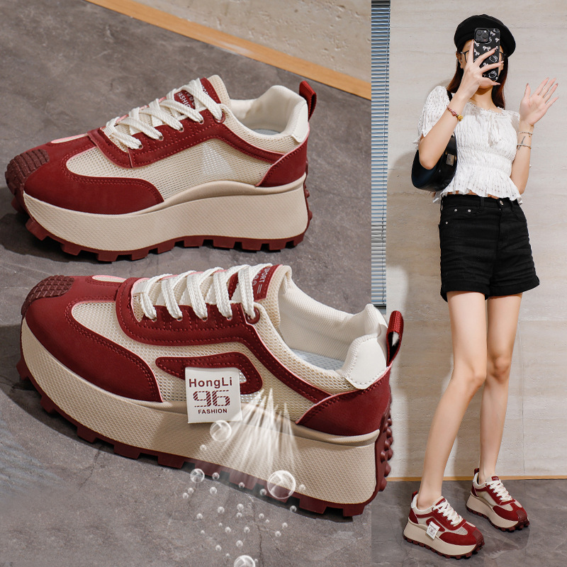 2026夏季新款韩版透气飞织女鞋ins潮学生跑步运动鞋休闲鞋