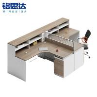 铭思达屏风工位T字型双人位含柜套