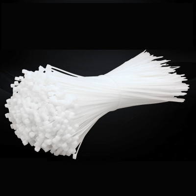 巴维斯 自锁式尼龙扎带 白色 5*400 250条/包 1包