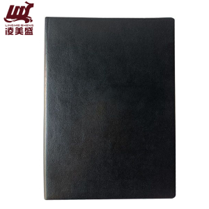 凌美盛 皮面B5商务笔记本 18K记事本 道林纸 25-96黑色 可定制印刷/本