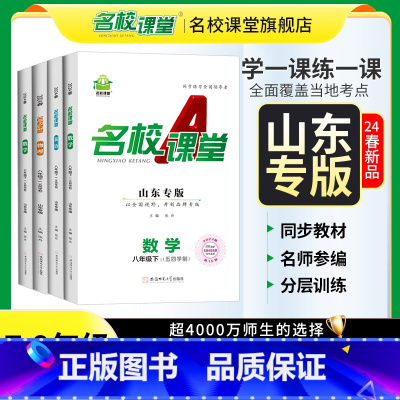 英语.济南人教版 八年级下 [正版]2025/2024山东专版名校课堂语文数学物理化学七八九年级下册人教版RJ初一二三数