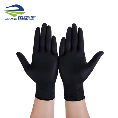 铂锜澳 一次性丁腈手套(黑色)/100条/包 均码/条