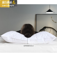 季酒店专用棉羽丝绒枕芯成人宾馆纤维枕头高低枕一个单人 三维工匠