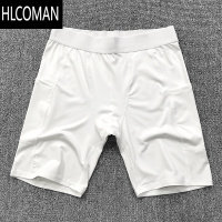 HLCOMAN专业DRI速干排汗360高弹男士跑步健身运动短裤训练骑行紧身休闲裤