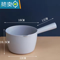 敬平加厚宽口长方形洗拖把桶塑料挤水桶胶棉拖把清洗桶手提平板拖布桶 水勺-灰色