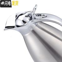 三维工匠保温壶暖水壶热水瓶保温瓶不锈钢 家用真空大容量保温壶 洛可蓝