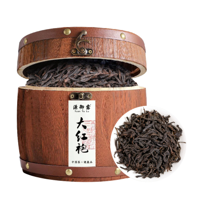 源御露武夷新茶大红袍浓香型岩骨花香乌龙茶高山岩茶木桶礼盒装300g