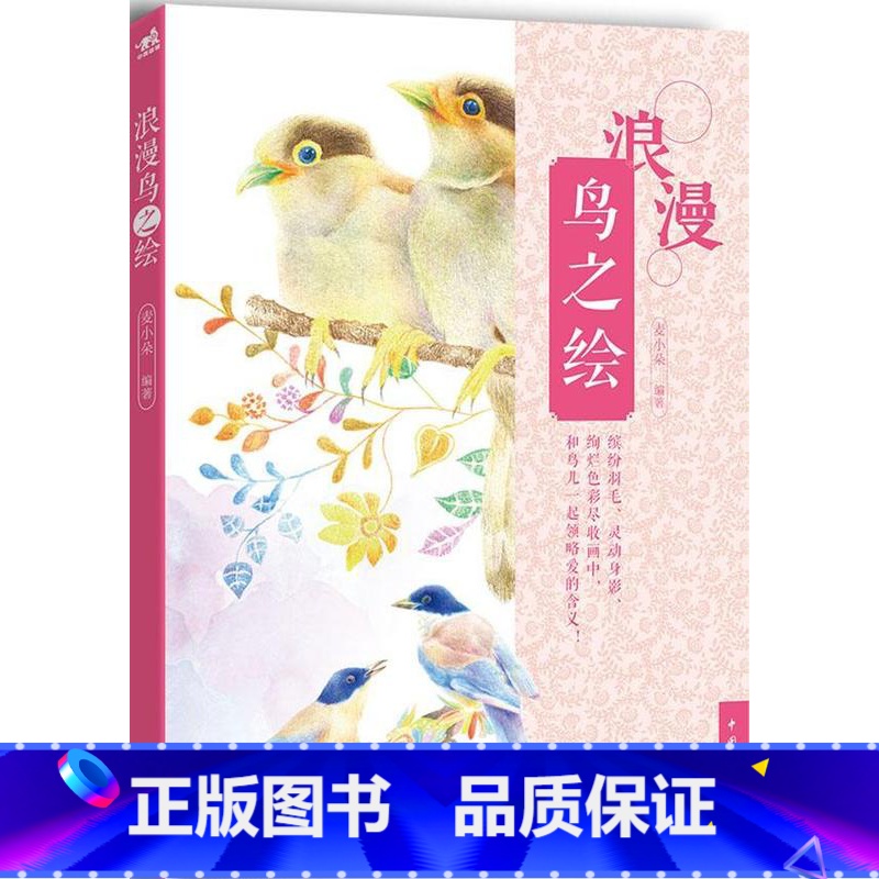 [正版]浪漫鸟之绘麦小朵铅笔画动物画绘画技法 书艺术书籍