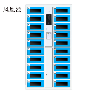 凤凰泾平板电脑存放柜手机电脑寄存电子存包柜智能刷卡多门柜20门电脑存放柜(人脸型)