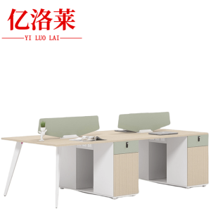 亿洛莱 办公桌四人位 2800*1200*750mm 张
