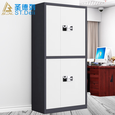 圣德列保密柜套色文件柜资料档案柜钢制加厚办公柜铁皮柜通双节国保指纹锁带抽