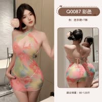 九里晴川情趣内衣缤纷吊带裙彩色甜美免脱诱惑睡衣纯欲包臀裙 九里晴川Q0087[缤纷吊带裙-彩色] 均码