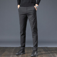超高精品男装时尚弹力不臃肿休闲裤男士春秋商务修身直筒裤