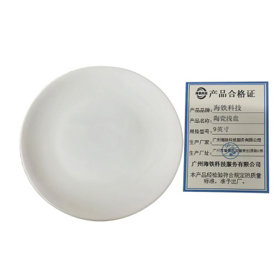 海铁科技陶瓷浅盘9英寸/个