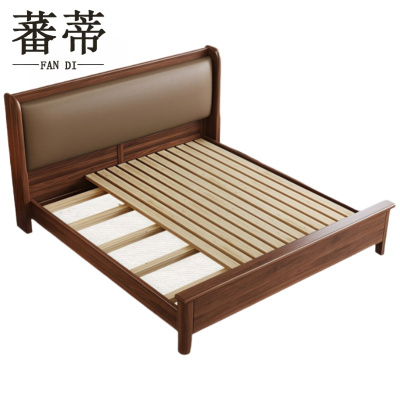 蕃蒂实木床1.8米张