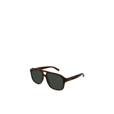 古驰(GUCCI)全框太阳镜醋酸纤维材质轻便耐用男女通用户外休闲眼 黑色