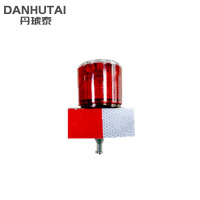丹琥泰DHT-BZJSD13 DC5.2V 3W IP65 50次/分钟 超高亮度红色LED 单头太阳能警示灯(计价单位:台) 红色