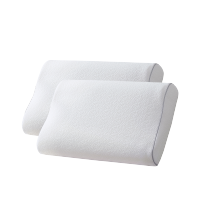 LA MAISON DE SASHA 两只礼盒装健康护颈枕 柔软高低记忆枕助睡眠成人加宽随机发货