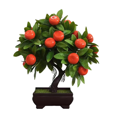 锦瑞星仿真花桔子摆件E3-A件