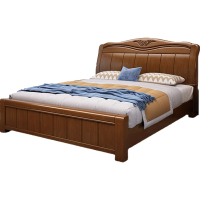 臻远 ZY-SMC-106 实木床 1.8*2.0米简约床 单位:1张