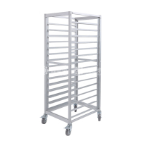 鑫星奈 铝合金烤盘架多层托盘车 15层开放式