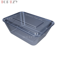 toptzy TZ5071812 一次性餐盒方形外卖打包盒 50个